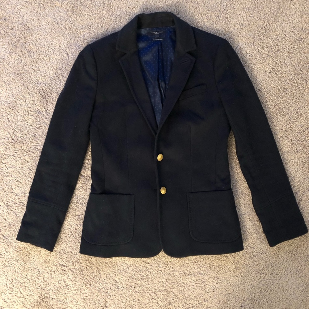 Tommy Hilfiger Italian Wool Black Blazer - Picture 1 of 6